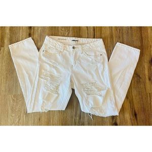 💥  Dollhouse •  Boyfriend Slim Fit • Size 7 • Cream Color Jeans 💥